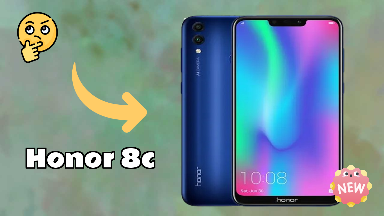 Honor 8C at ₹12,999 - Complete Specifications List