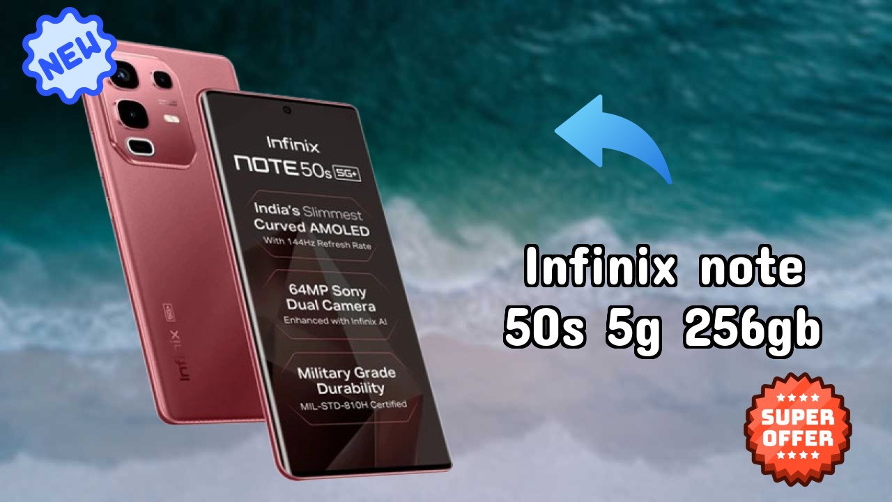Infinix Note 50s 5G+ 256GB at ₹17,999 - Best Deal Right Now