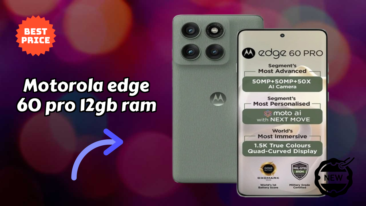 Motorola Edge 60 Pro 12GB RAM Gaming Performance: MediaTek Dimensity 8350 Extreme Edition FPS Test