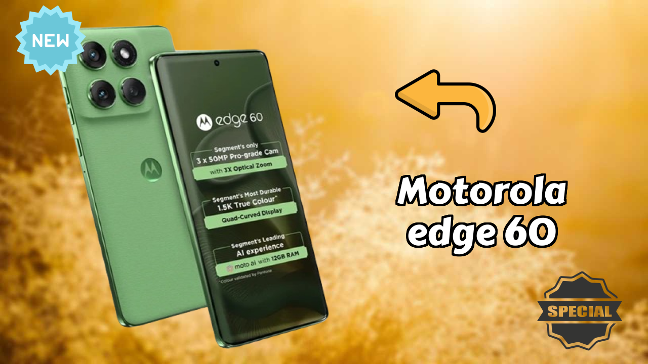 Motorola Motorola Edge 60 - Price Dropped to ₹26,490 Today!