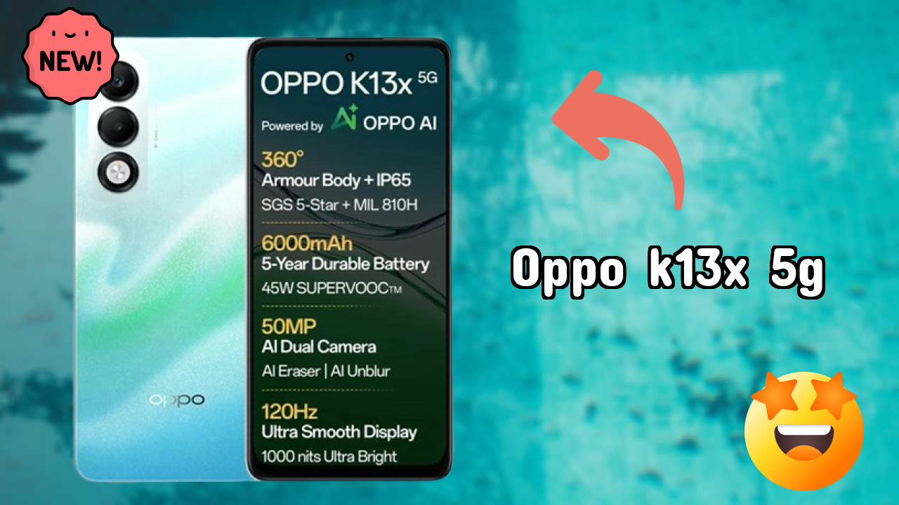 OPPO K13x 5G at ₹10,897 - Complete Specifications