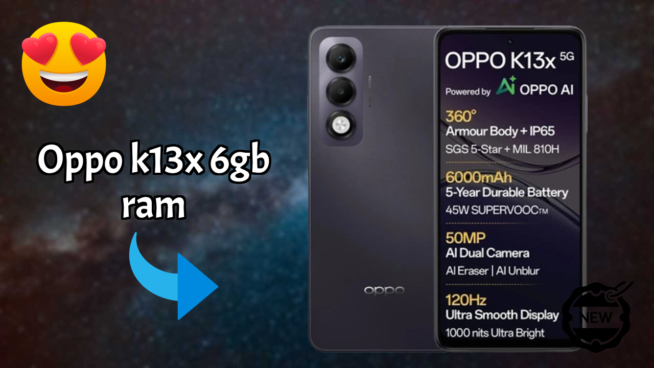 OPPO K13x 6GB RAM Gaming Benchmarks: MediaTek Dimensity 6300 Tested