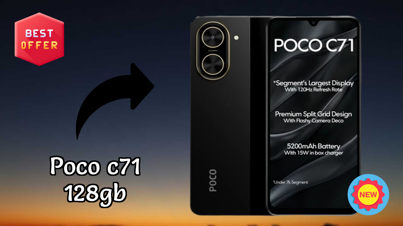 POCO C71 128GB RAM Test: 6 GB RAM Handles Gaming Well