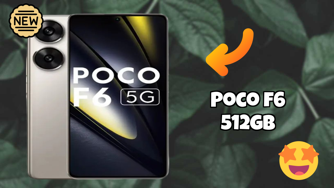 POCO F6 512GB at ₹28,999 - Best Deal Available