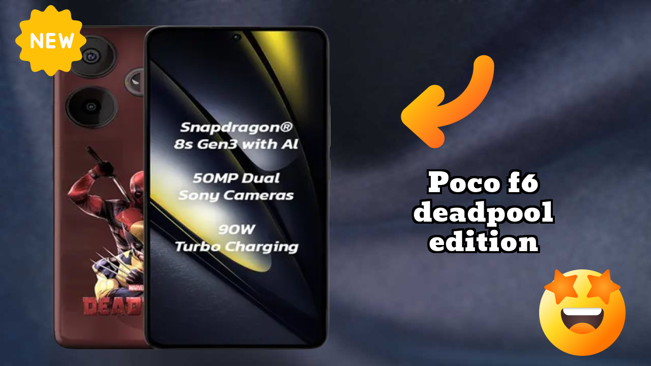 Poco Fans: POCO F6 Deadpool Edition Now Available at Just ₹21,999