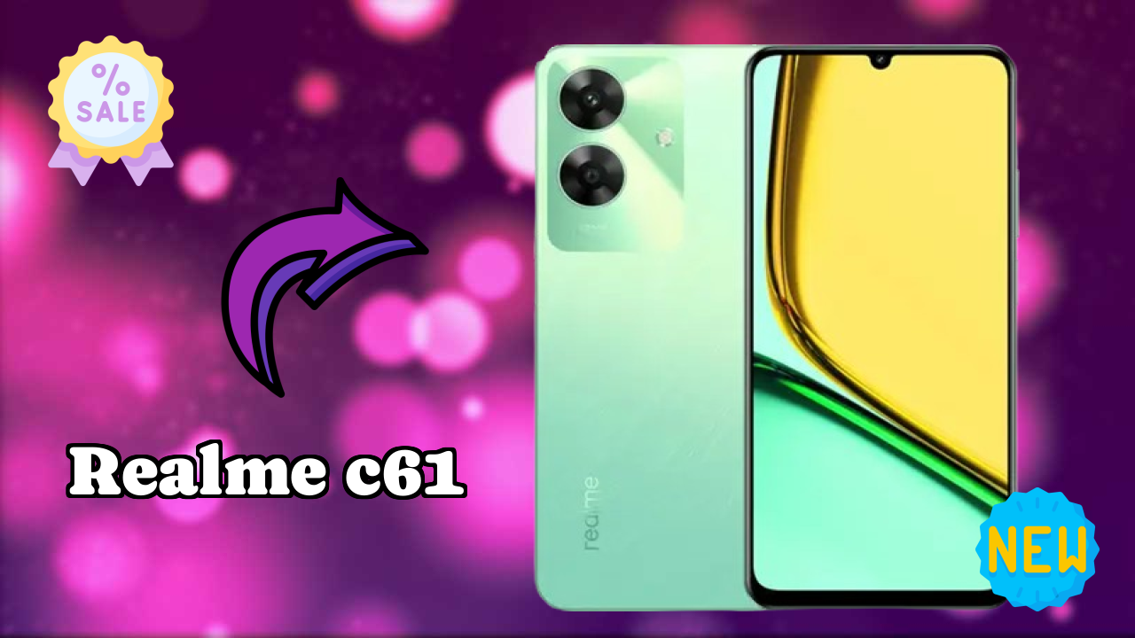 Realme C61 Display Size: 6.78 Inches (17.22 Cm) Screen Quality