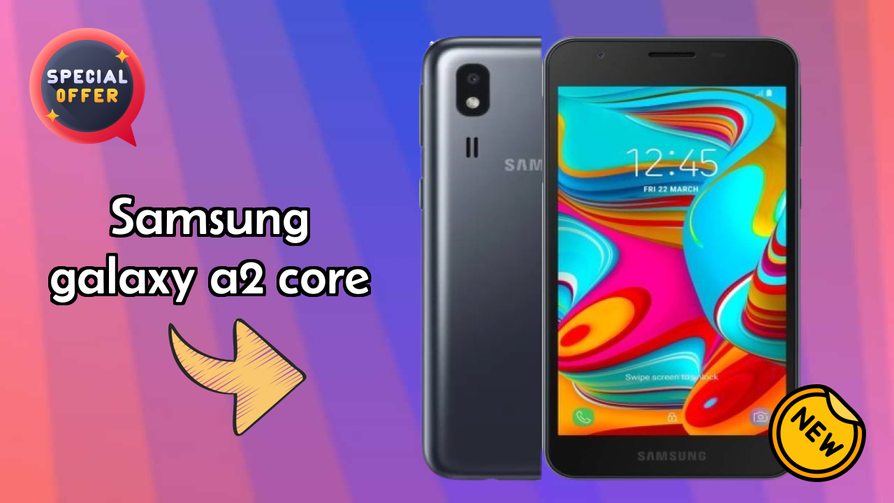 Samsung Galaxy A2 Core Display Analysis: PLS TFT LCD Quality