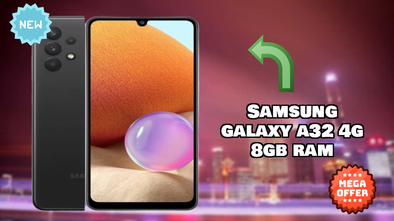 Samsung Galaxy A32 4G 8GB RAM Display Size: 6.4 Inches (16.26 Cm) Screen Quality