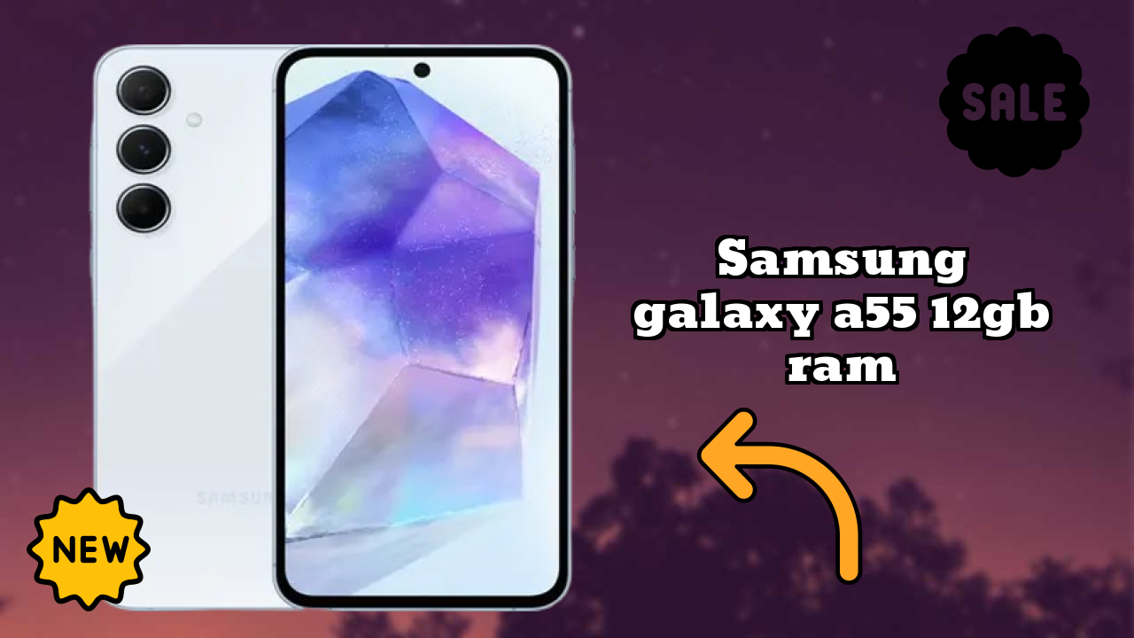 Samsung Galaxy A55 12GB RAM Display Size: 6.6 Inches (16.76 Cm) Screen Quality