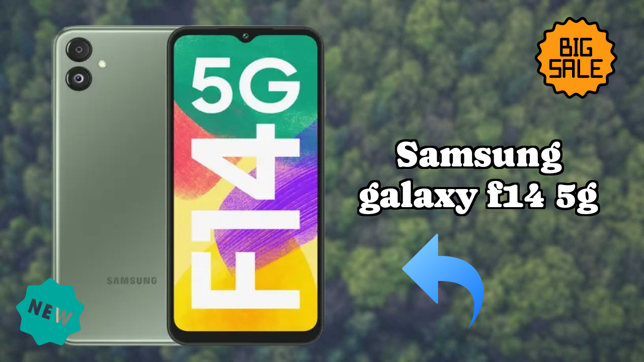 Samsung Galaxy F14 5G Display Size: 6.6 Inches (16.76 Cm) Screen Quality