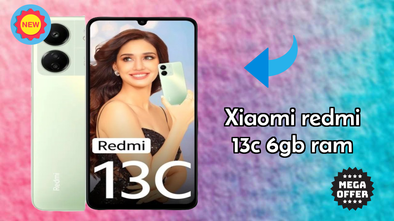Xiaomi Redmi 13C 6GB RAM Display Technology: 6.74 Inches (17.12 Cm) Screen