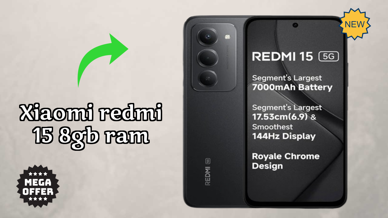 Xiaomi Redmi 15 8GB RAM at ₹15,998 - Best Deal Available Now